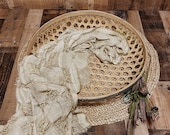 Big Round Rattan Bowl, Newborn Photography Props, Baby Photo Prop, Newborn Prop