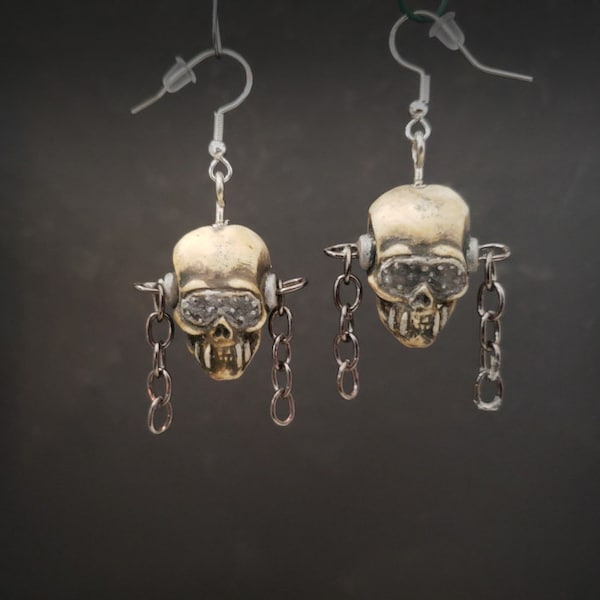 Megadeth Handmade Resin Earrings