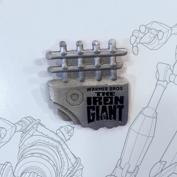 Iron Giant Toy Fair Promo Pin