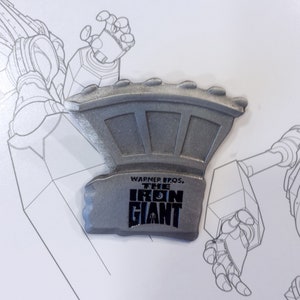 Iron Giant Toy Fair Promo Pin