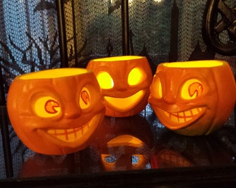 Halloween Pumpkin Tea Light Illuminaries