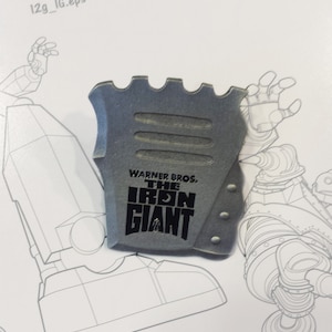 Iron Giant Toy Fair Promo Pin