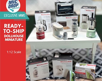 Miniature Kitchen Appliances 1:12 Scale for Dollhouses