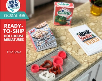 Dollhouse Miniature Baking Set | 1:12 Scale Kitchen Essentials