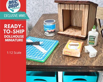 Dollhouse Miniature Crafting Supplies | 1:12 Scale