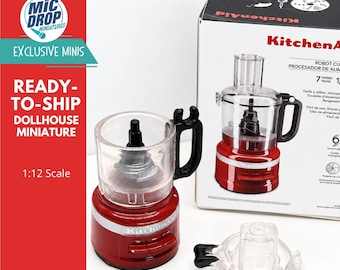Miniature Food Processor with Box 1:12 Scale for Dollhouses