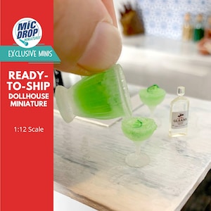 Miniature Margarita Set - 1:12 Scale
