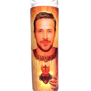 Ryan Gosling Parody Devotional Prayer Saint Candle