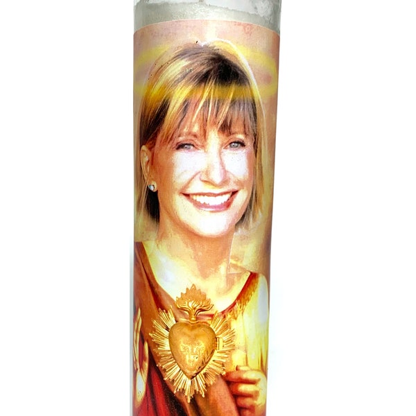 Olivia Newton-John Parody Devotional Prayer Saint Candle