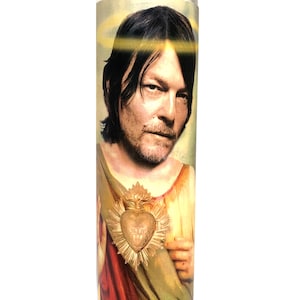 Norman Reedus Parody Devotional Prayer Saint Candle