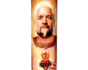 Guy Fieri Parody Devotional Prayer Saint Candle