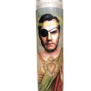 David Morrissey Governor Walking Dead Parody Devotional Prayer Saint Candle