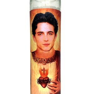 Timothée Chalamet Parodie Devotionalie Gebetsheilige Kerze