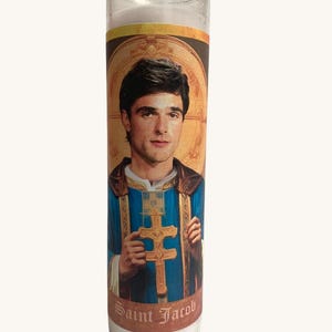 Jacob Elordi Celebrity Parody Devotional Prayer Saint Candle