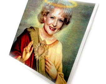 Saint Betty White Refrigerator Magnet