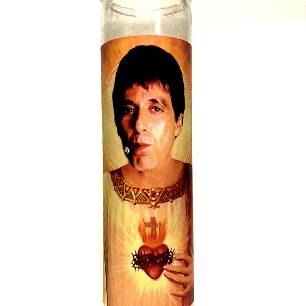 Scarface Parody Devotional Prayer Saint Candle