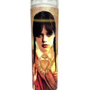 Wednesday Addams Parody Devotional Prayer Saint Candle