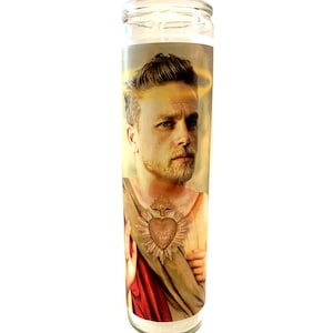 Charlie Hunnam Sons of Anarchy Parody Devotional Prayer Saint Candle