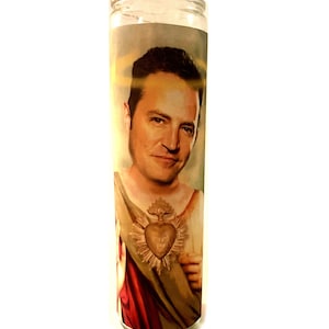 Matthew Perry Chandler Friends Devotional Prayer Saint Candle