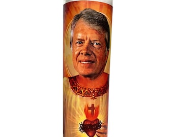 Oración devocional de la parodia de Jimmy Carter Vela santa