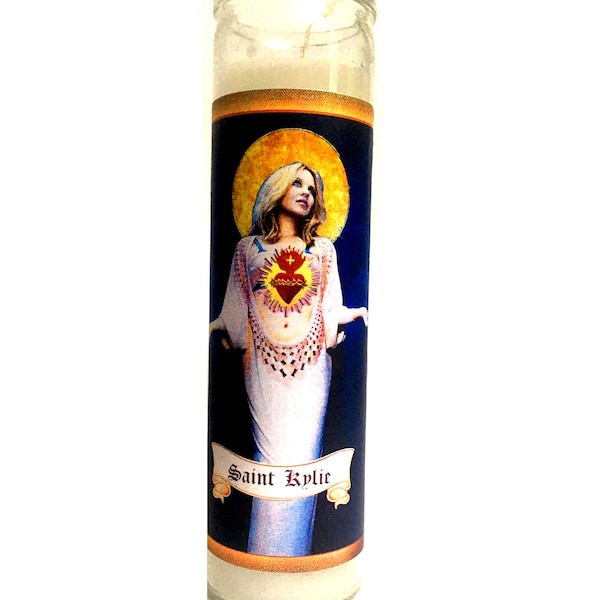 Kylie Minogue Parody Devotional Prayer Saint Candle