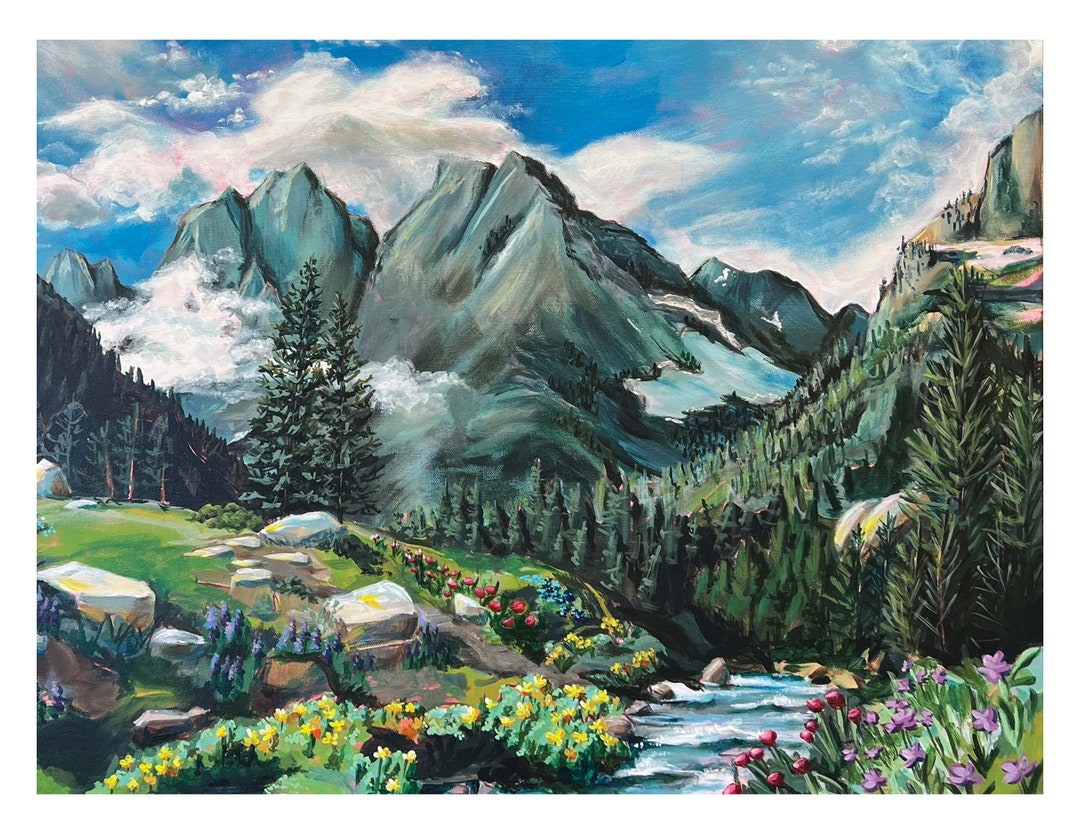 Grand Tetons, Grand Teton National Park, Paintbrush Trail, Paintbrush