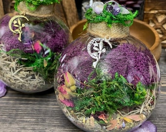 Moon Fairy Witch Ball | Protection Witches Ball | Cottagecore Decor | Spell Ball | Fairy Orb | Witchy Decor | Witchy Gift