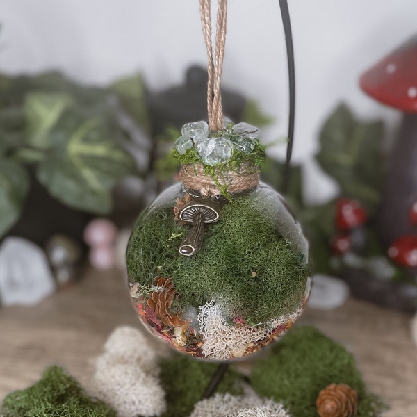 Forest Witch Ball | Protection Witch Ball | Cottagecore Decor | Home Blessing Ball | Spell Ball | Warding | Banishing | Green Witch