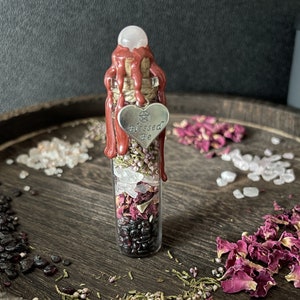 Blessed Be Love Spell Bottle, Self Love Spell Jar, Intention Manifestation Bottle, Protection Spell, Spiritual Spell Jar,