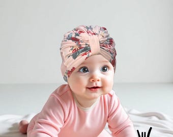 Hearing Aid/Cochlear Turban: Handmade Baby Bonnet for Hearing Retention/newborn/Infant/Toddler/ Ready to ship-