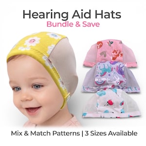 Girls Pilot Cap for Hearing Aids & Cochlear Devices