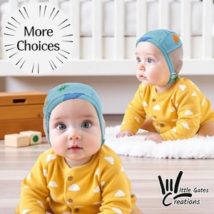 Mesh pilot cap for babies: Hearing Aid and cochlear Implant knit hat for boys/ Ready to ship-