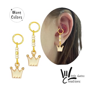 Tube earring/Hearing aid charm /dangle/charm/earring/accessories/hearing aid/kids/jewelry