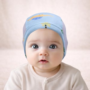 Baby Boy Pilot Cap for Hearing Aids & Cochlear Devices