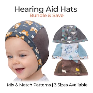 Boys Pilot Cap for Hearing Aids & Cochlear Devices