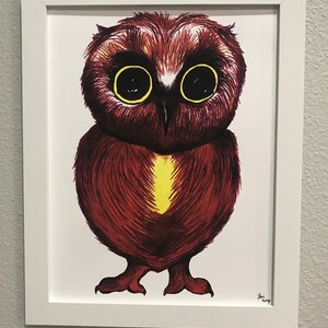 Owl Art Print
