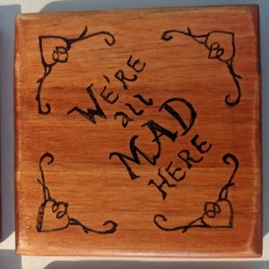 Wonderland Inspired Coasters