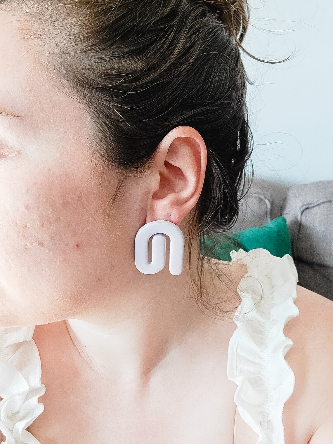 Lightweight Earring Paperclip Earring Etsy