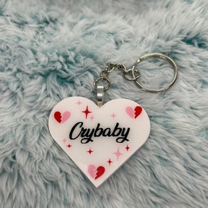 Crybaby broken heart keychain | Melanie Martinez inspired