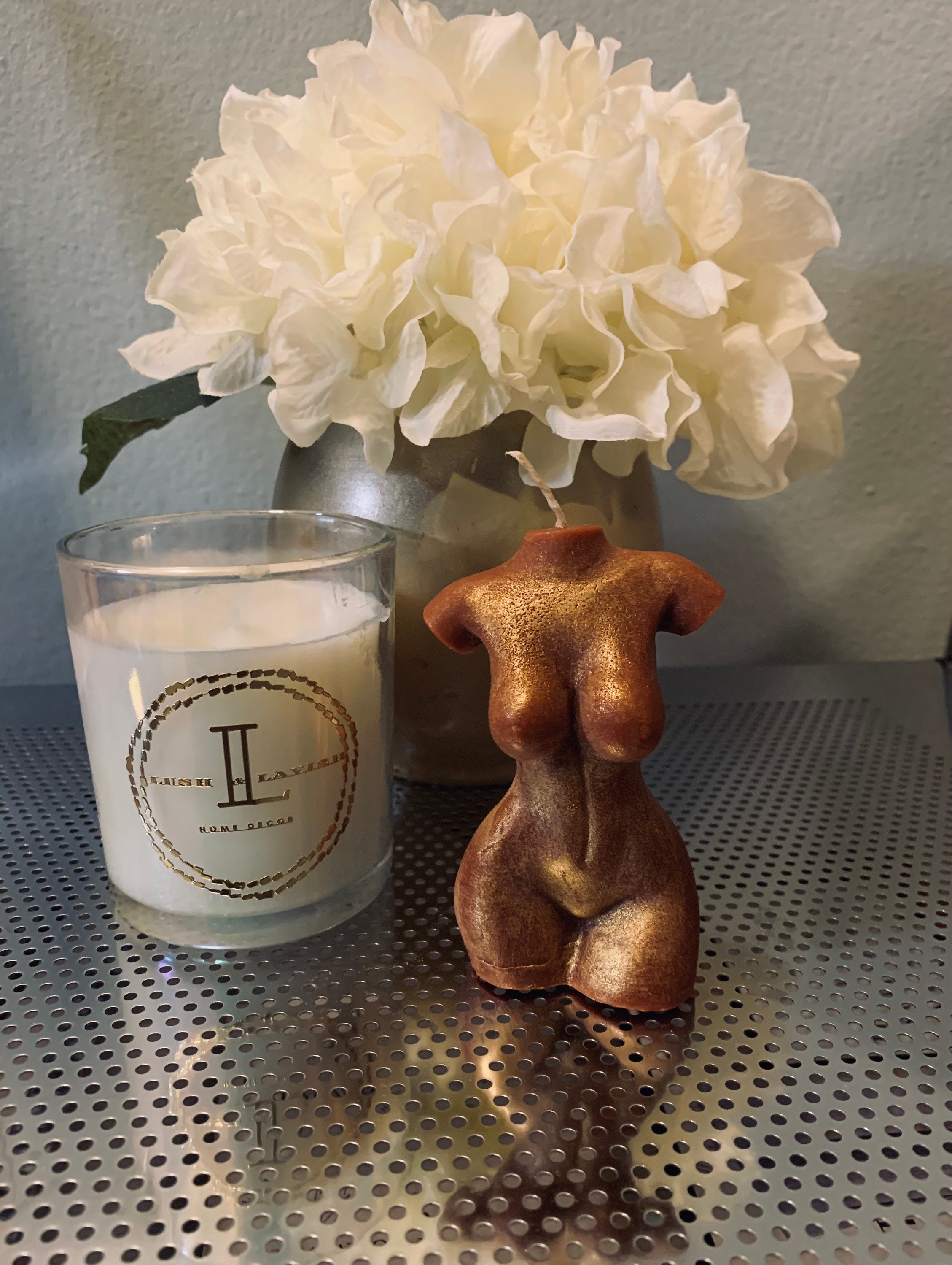 Women Body Candle Home Decor Body Positivity Black Women Etsy