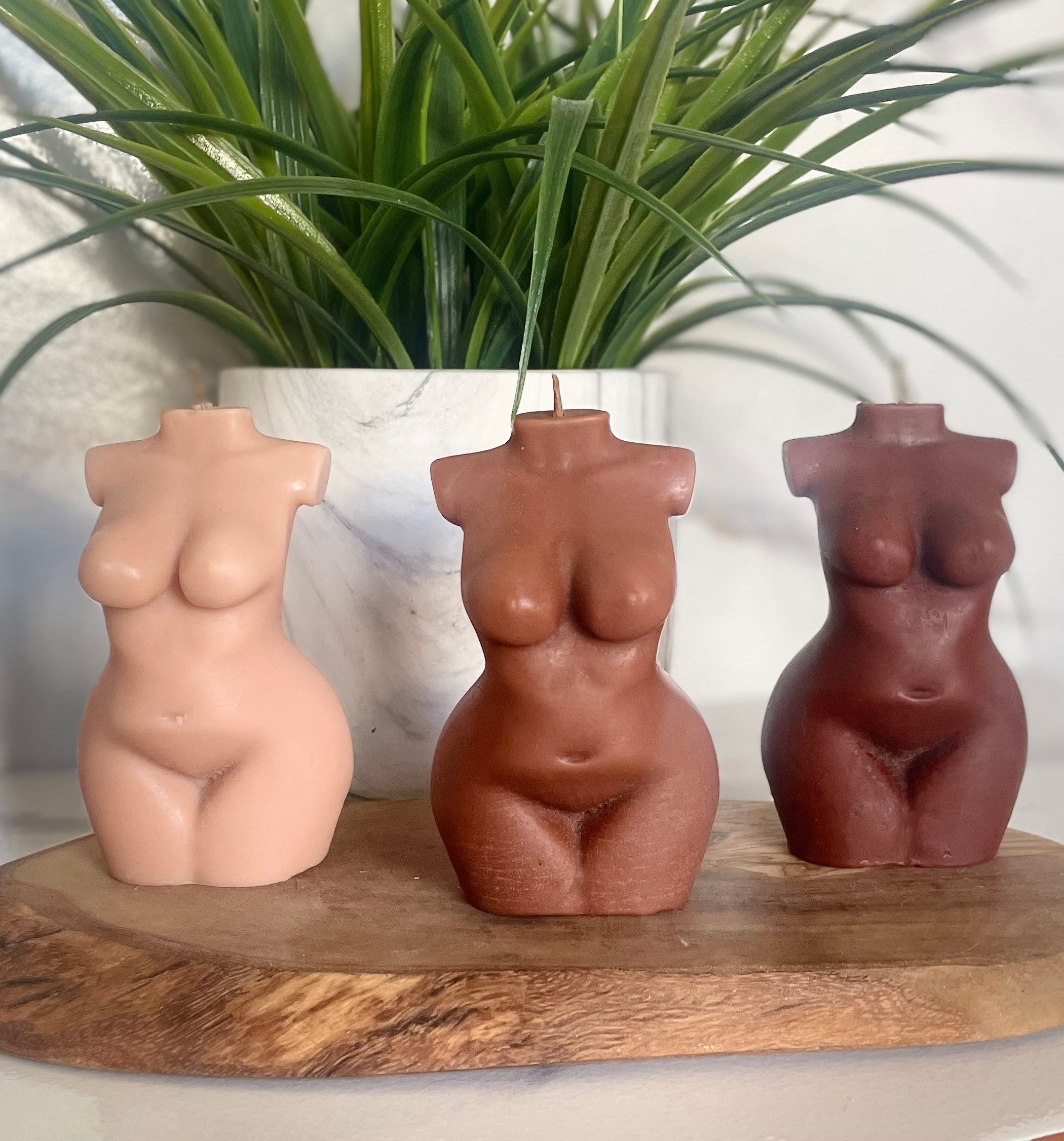 Women Body Candle | Home Decor | Body Positivity | Black Women Empowerment Candle | Plus Size Melanin Magic Candle | Black Owned Business