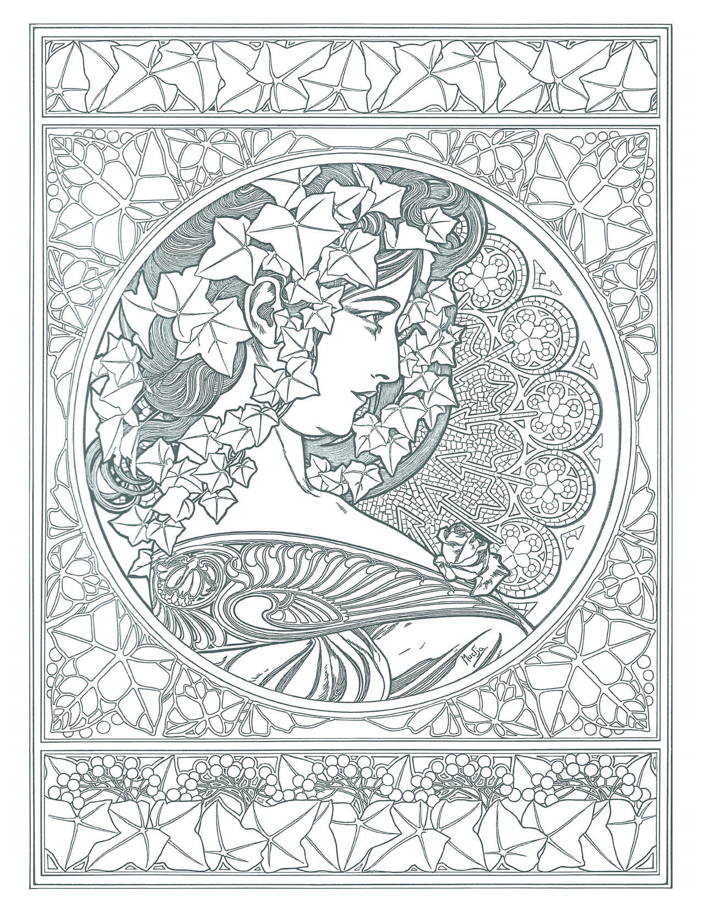 Alphonse Mucha Coloring Pages Printable - Il Fullxfull.3829371061 Qpzr 