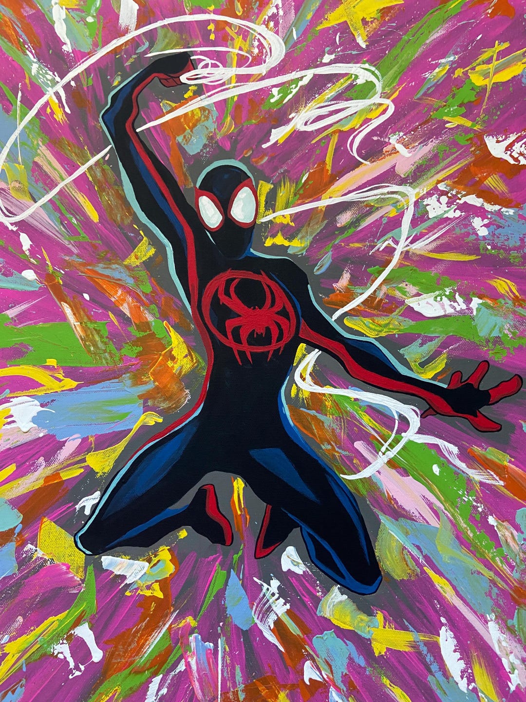 The New Spider-man — Wall Art / Inspired by Miles Morales - Etsy