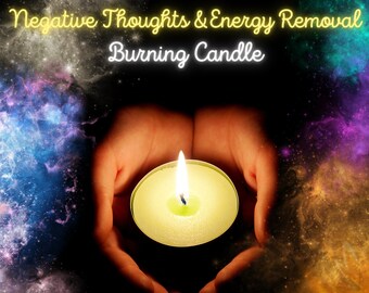 Negative Gedanken & Negative Energie Entfernung Brennende Kerze, Kerzenzauber, Energie Heilung, Negative Energie Entfernung Zauber, Heilung