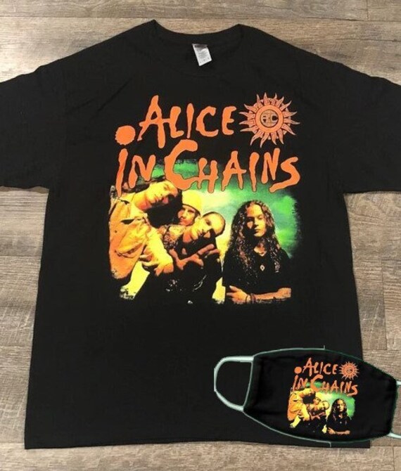 Vintage Alice in Chains Black Tee Shirt 