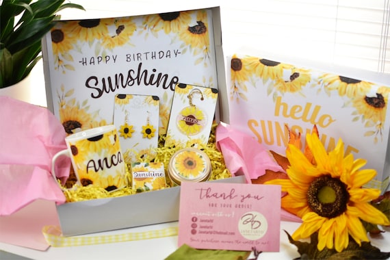 Sunflowers gift set sale