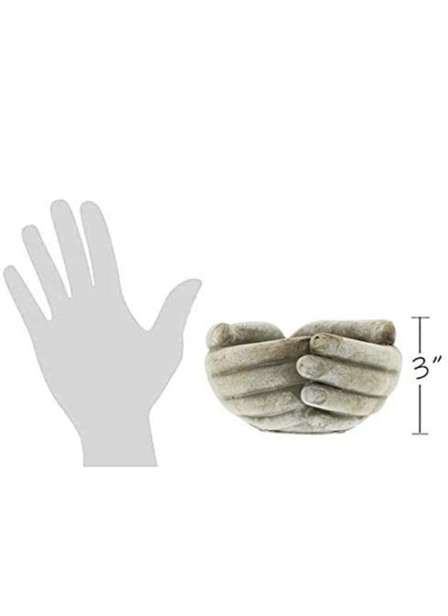 Cupped Hands Cement Planter Pot Etsy cupped-hands-cement-planter-pot-etsy