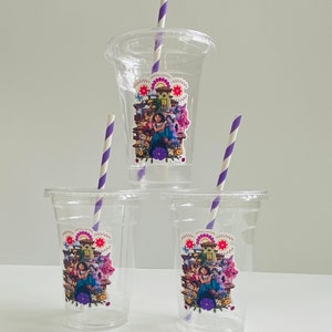 Personalized Kids Cup With Lid and Straw, Birthday Cups, Party