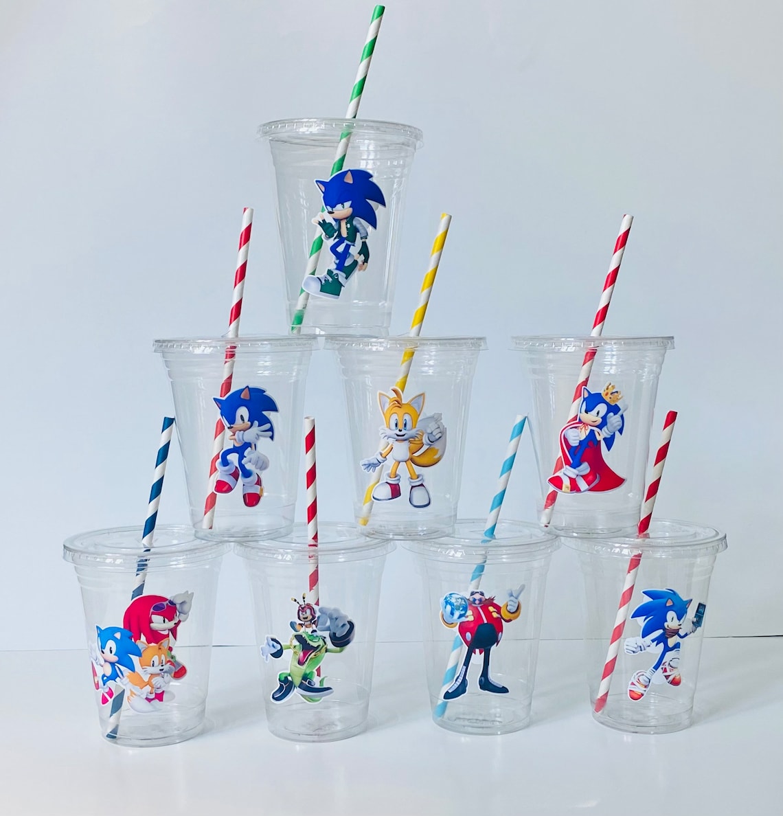 Sonic Party Cups Disposable 16oz Disposable Cups the Etsy