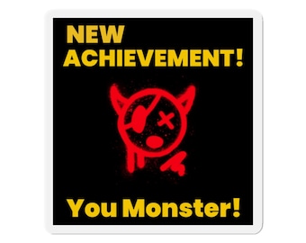 DCC Dungeon Crawler Carl New Achievement You Monster Funny Fantasy Book Rpg Gamer Magnet, RPG Gamer Gift, Funny Fantasy